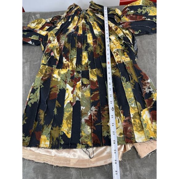 NWT H&M x Eddy Anemian 2014 Runway Blouse Tunic Open Back US 12 - Picture 11 of 13